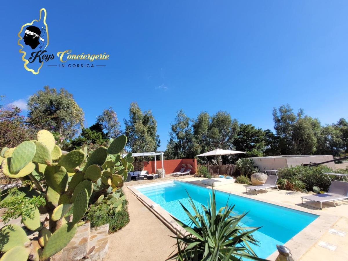 Casa Salya 8 Pers Piscine Privee Chauffee San Cipriano Villa Lecci Kültér fotó