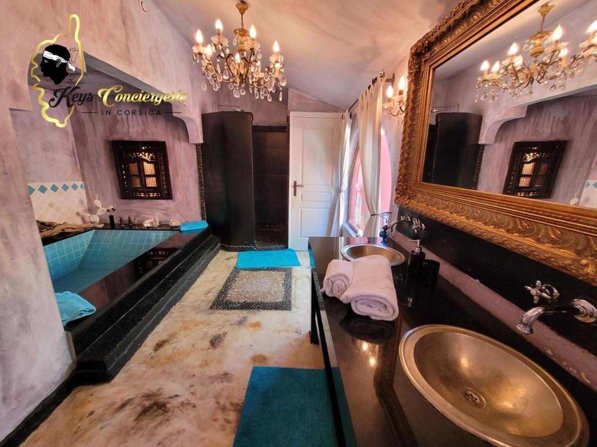 Casa Salya 8 Pers Piscine Privee Chauffee San Cipriano Villa Lecci Kültér fotó